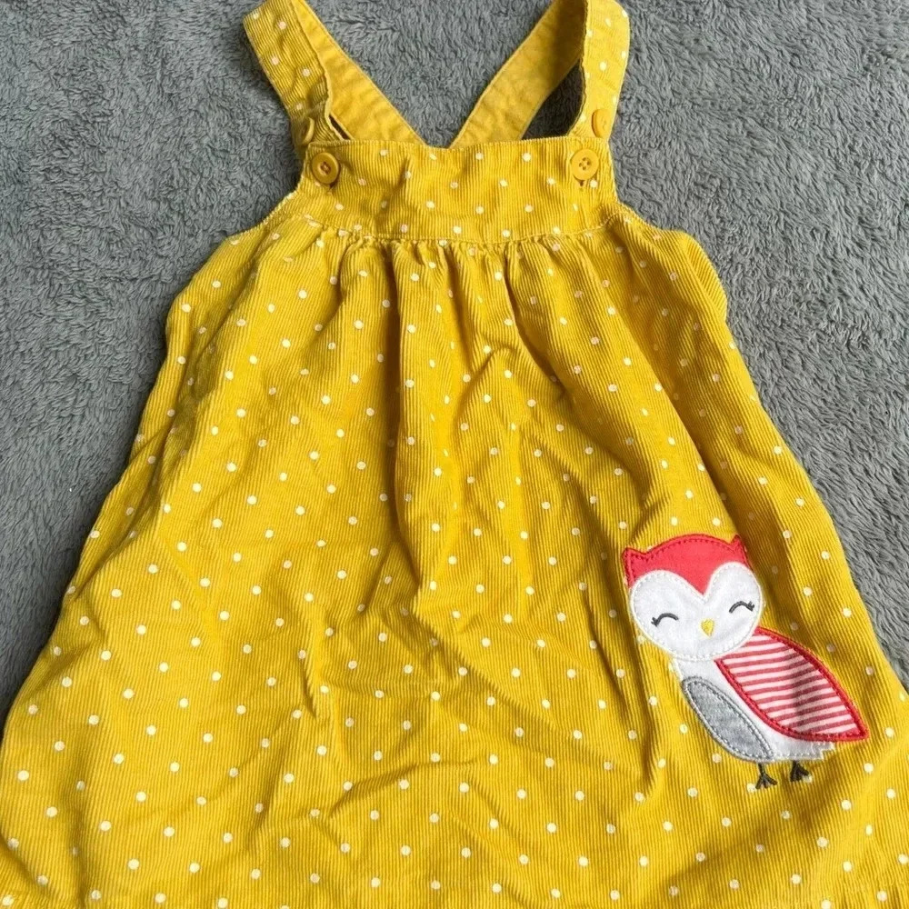 Carters mustard yellow corduroy jumper. Size 12 month